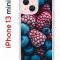 Чехол-накладка Apple iPhone 13 mini (606541) Kruche PRINT Fresh berries