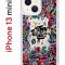 Чехол-накладка iPhone 13 mini Kruche Print Music