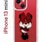 Чехол-накладка iPhone 13 mini Kruche Print Минни