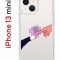 Чехол-накладка iPhone 13 mini Kruche Print Котолюбовь