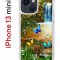 Чехол-накладка Apple iPhone 13 mini (606541) Kruche PRINT Водопад