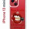 Чехол-накладка Apple iPhone 13 mini (606541) Kruche PRINT Red lipstick
