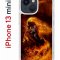 Чехол-накладка Apple iPhone 13 mini (606541) Kruche PRINT Конь огонь