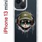 Чехол-накладка Apple iPhone 13 mini (606541) Kruche PRINT Кот в наушниках
