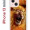 Чехол-накладка Apple iPhone 13 mini (606541) Kruche PRINT Лев
