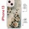 Чехол-накладка Apple iPhone 13 (610629) Kruche PRINT Белая роза