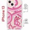 Чехол-накладка Apple iPhone 13 (610629) Kruche PRINT Розовая Пантера