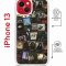 Чехол-накладка Apple iPhone 13 (610629) Kruche PRINT Плейлисты