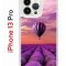 Чехол-накладка iPhone 13 Pro Kruche Print Лавандовый рай