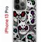 Чехол-накладка Apple iPhone 13 Pro (606543) Kruche PRINT Angry Cats