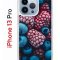 Чехол-накладка iPhone 13 Pro Kruche Print Fresh berries