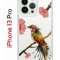 Чехол-накладка iPhone 13 Pro Kruche Print Колибри