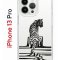 Чехол-накладка iPhone 13 Pro Kruche Print Tiger