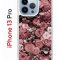 Чехол-накладка Apple iPhone 13 Pro (606543) Kruche PRINT цветы