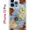 Чехол-накладка Apple iPhone 13 Pro (606543) Kruche PRINT Ягоды и Цветы