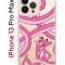 Чехол-накладка iPhone 13 Pro Max Kruche Print Розовая Пантера