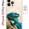 Чехол-накладка iPhone 13 Pro Max Kruche Magnet Print Змея