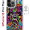 Чехол-накладка Apple iPhone 13 Pro Max (610637) Kruche PRINT Colored beast
