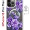 Чехол-накладка iPhone 13 Pro Max Kruche Magnet Print Roses