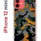 Чехол-накладка iPhone 12 mini Kruche Print Камуфляж