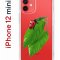 Чехол-накладка iPhone 12 mini Kruche Print Ladybug
