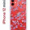 Чехол-накладка iPhone 12 mini Kruche Print Сакура