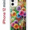 Чехол-накладка iPhone 12 mini Kruche Print Одуванчики