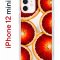 Чехол-накладка iPhone 12 mini Kruche Print Orange