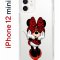 Чехол-накладка iPhone 12 mini Kruche Print Минни