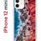 Чехол-накладка iPhone 12 mini Kruche Print Морской берег