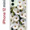 Чехол-накладка iPhone 12 mini Kruche Print Ромашки