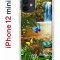 Чехол-накладка Apple iPhone 12 mini (588924) Kruche PRINT Водопад