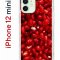 Чехол-накладка Apple iPhone 12 mini (588924) Kruche PRINT Гранат