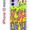 Чехол-накладка Apple iPhone 12 mini (588924) Kruche PRINT Абстракция Капли