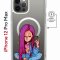 Чехол-накладка Apple iPhone 12 Pro Max (598885) Kruche PRINT Pink Hair