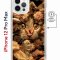Чехол-накладка Apple iPhone 12 Pro Max (598885) Kruche PRINT Котик с рыбками