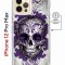 Чехол-накладка iPhone 12 Pro Max Kruche Magnet Print Sugar Skull