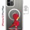 Чехол-накладка Apple iPhone 12 Pro Max (598885) Kruche PRINT Девочка с зонтом