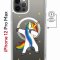 Чехол-накладка Apple iPhone 12 Pro Max (598885) Kruche PRINT Единорожка