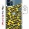 Чехол-накладка Apple iPhone 12 Pro Max (598885) Kruche PRINT Warning