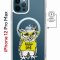 Чехол-накладка Apple iPhone 12 Pro Max (598885) Kruche PRINT Сова в очках