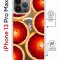 Чехол-накладка iPhone 13 Pro Max Kruche Magrope Print Orange
