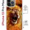 Чехол-накладка Apple iPhone 13 Pro Max (610628) Kruche PRINT Лев