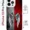 Чехол-накладка iPhone 13 Pro Max Kruche Magrope Print Крылья