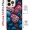 Чехол-накладка iPhone 13 Pro Max Kruche Magrope Print Fresh berries