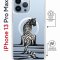 Чехол-накладка iPhone 13 Pro Max Kruche Magrope Print Tiger
