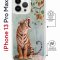 Чехол-накладка iPhone 13 Pro Max Kruche Magrope Print Тигр под деревом