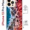 Чехол-накладка iPhone 13 Pro Max Kruche Magrope Print Морской берег