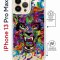 Чехол-накладка Apple iPhone 13 Pro Max (610628) Kruche PRINT Colored beast