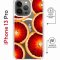 Чехол-накладка Apple iPhone 13 Pro (610630) Kruche PRINT Orange